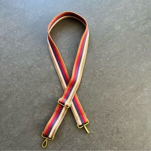 Madewell | purse strap in multi-color stripe